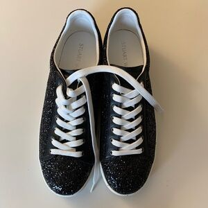 11 • New • Black Sparkly Runners